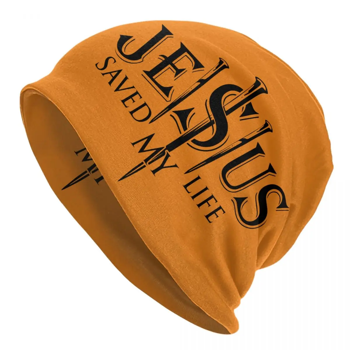 Jesus Saved My Life Hat Knit Hats Fashion Unisex Adult Christ