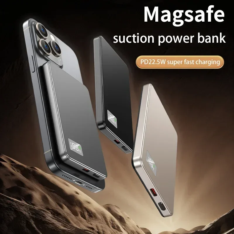 Wireless Magnetic Power Bank Fast Charging - Image 2