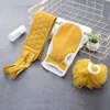 3pcs/set Body Scrubber Back Massage Exfoliating Sponge Bathroom Bath Brush Scrub Shower Brush Body Wash Scrub Bath Supplies 5