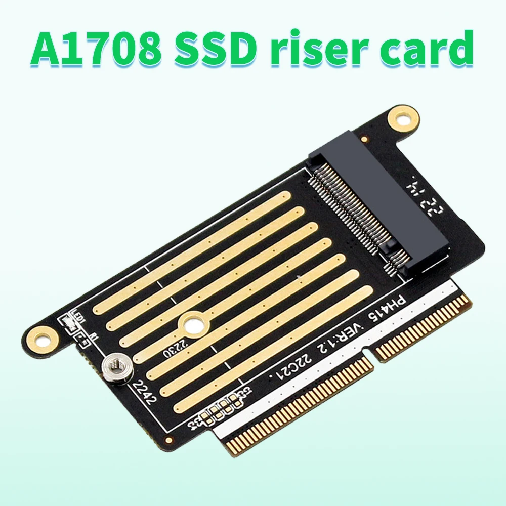 Адаптер SSD A1708 NVMe PCI Express PCIE к NGFF M2 M Key 2230 2242 SSD M.2 адаптер SSD для Macbook Pro A1708 2016 2017