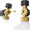 0.9mm-1.4mm Copper Core Snow Foam Cannon Orifice Nozzle Tips Thread High Pressure Foam Spray Gun Brass Replacement Nozzle Head 4