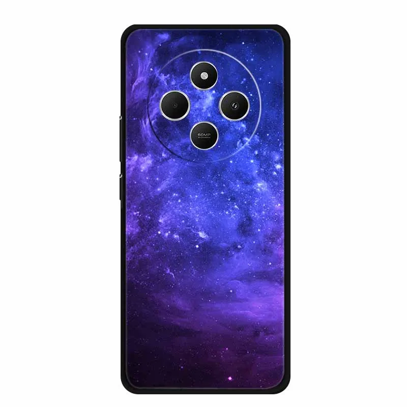 Sleek Black Silicone Shockproof Phone Case - Soft Protective Back Cover
