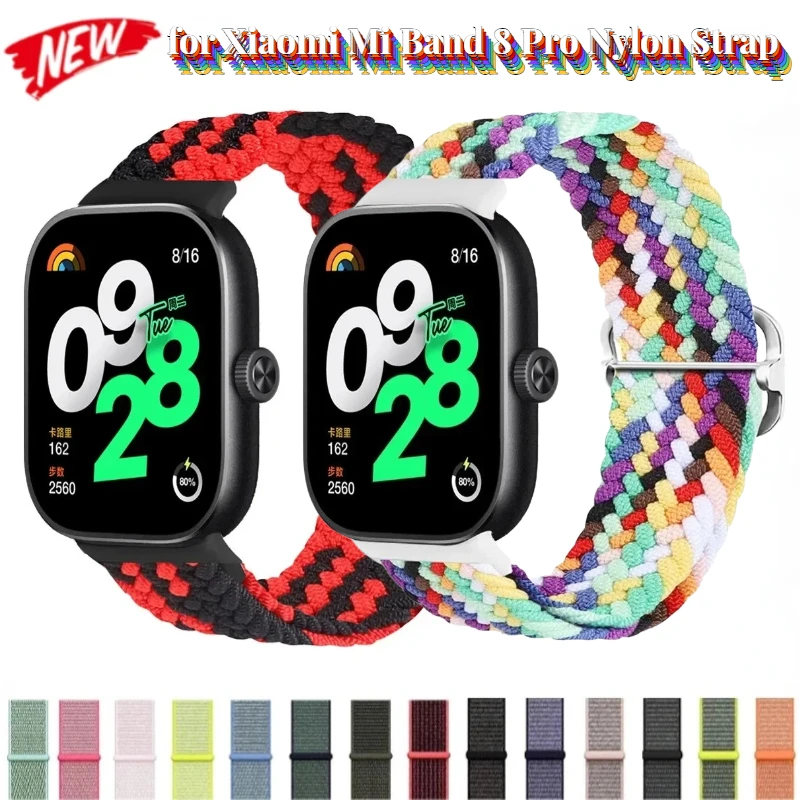 

Nylon Loop Strap for Xiaomi Redmi Watch 4 Band Comfortable Replacement Bracelet Wristband for Xiaomi Mi Band 8 Pro Accessories