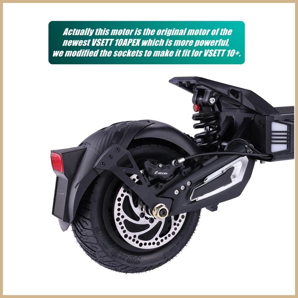 Description Picture 4 of itemUpgraded 10-Inch Motor With Detachable Hub Ring And Tubeless Tire for VSETT 10+ Electric Scooter Front And Rear Wheel 60V 1600W
