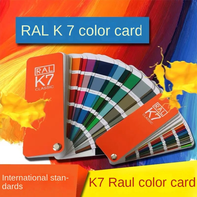 German Ral Raul K7 Color Card International Standard Printing Paint Coating Color Card Standard Nazionale Ral Chinese
