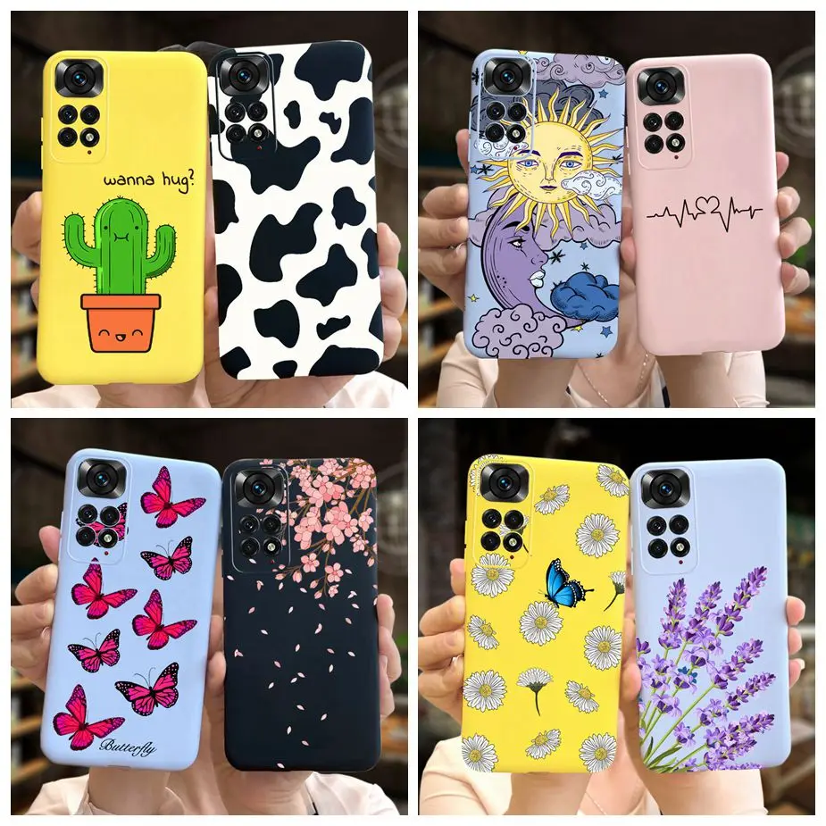 Per Xiaomi Redmi Note 11 4G Custodia Redmi Note 11 S Cute Candy 6.43 ''Custodia Morbida In Silicone Per Xiaomi Redmi Note 11 11 S Note11 S Custodia