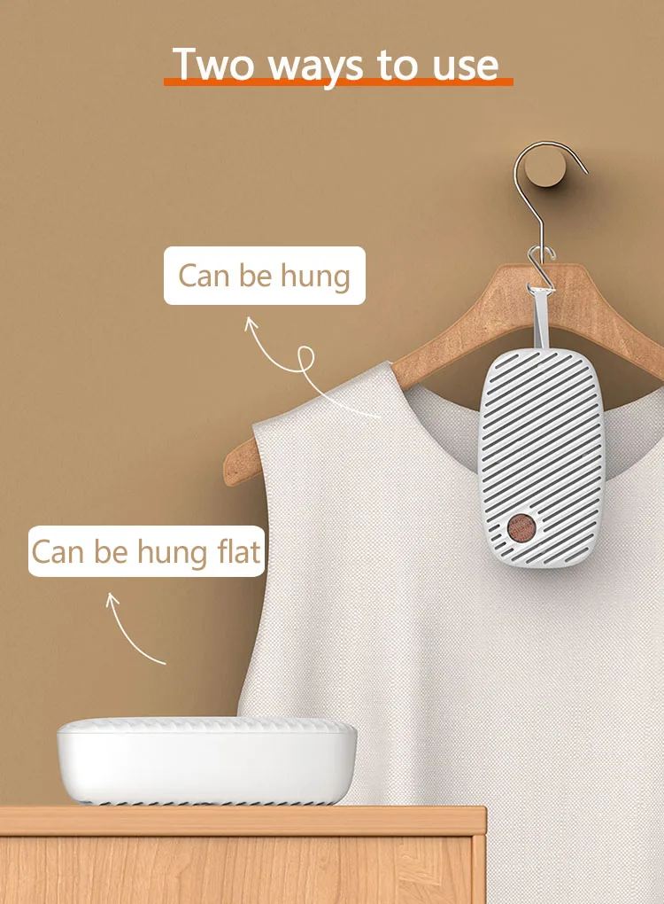 DMWD Household Air Dryer Mini Recyclable Dehumidifier Hanging Moisture Absorber Drying Machine For Indoor Wardrobe 220V