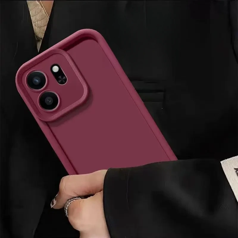 Luxury Silky Feel Silicone Shockproof Case - Matte Soft Cover