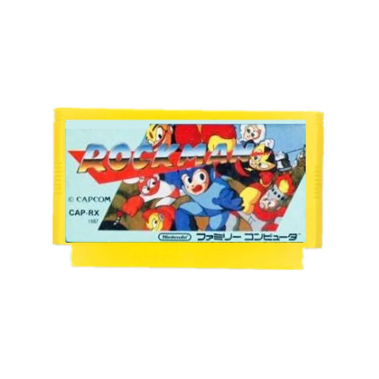 Rockman 1 for FC Console 60Pins Video Game Card