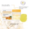 OUHOE Turmeric Kojic Acid Exfoliating Cleansing Pads Fade Dark Spot Oil Brightening Moisturizing Whitening Facial Sponges Cotton 2