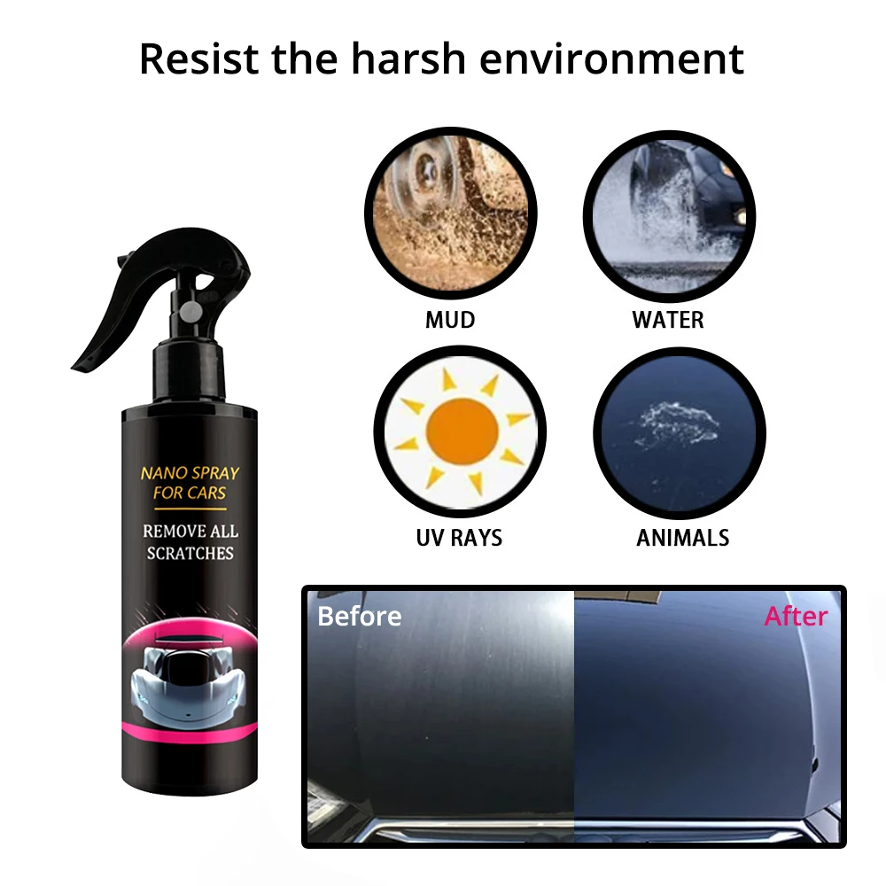 High Protection Car Coating Spray Car Nano Crystal Plating Agent Easy to  Use Car Beauty Protection and Maintenance Tools - AliExpress