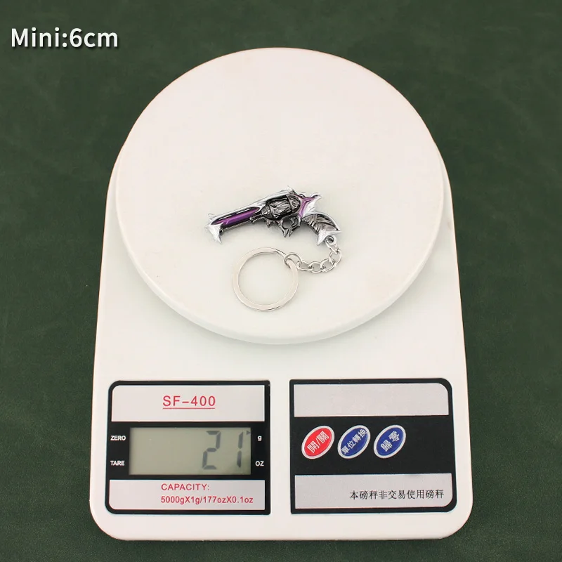 Valorant Keychain Reaver Knife Weapon Phantom SPECTRUM 9cm Mini Metal Alloy Gun Model Game Periphery Pendant for Kids Toys game keychains,game knife,sword keychain,cosplay toy,cosplay prop