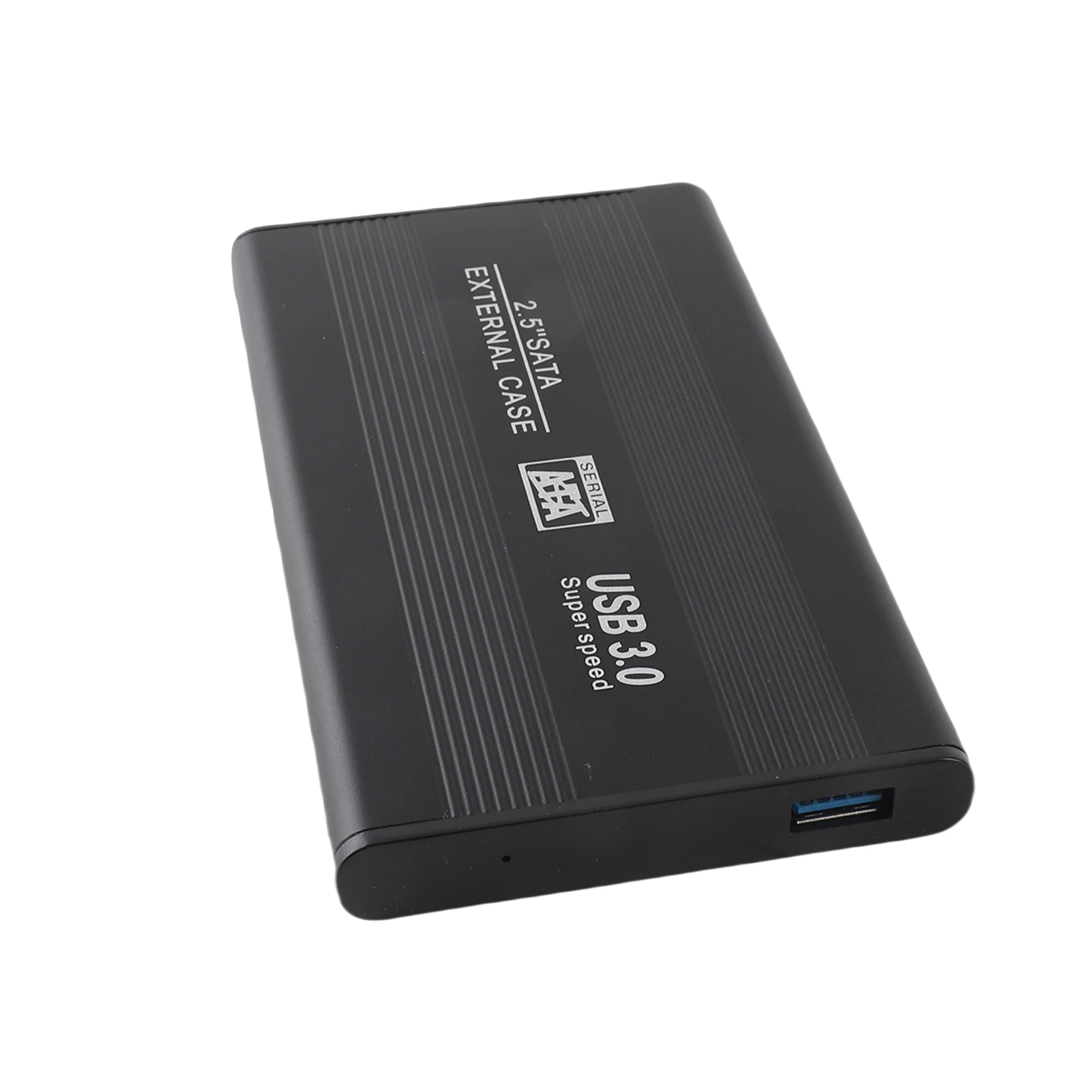 USB 3.0 SSD 외장형 휴대용 초고속 알루미늄 2.5인치 하드 드라이브 디스크 박스 인클로저 케이스(하드 디스크는 포함되지 않음) usb