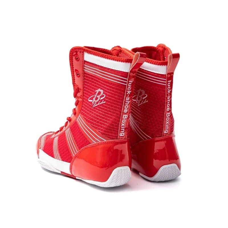 New Boxing Shoes Men Blue Red Fighting Shoes for Mens Mesh Breathable Wrestling Boots Man Designer Professional Sports Shoe