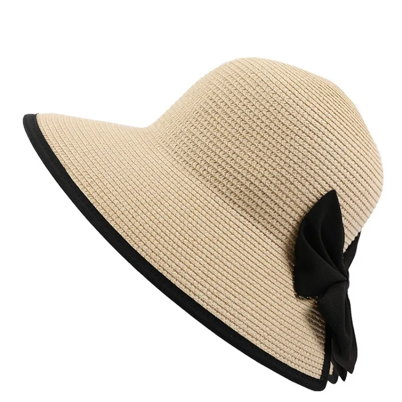 

Wide-brimmed Hat Large Beach Hat Panama Women's Straw Hat UV Protection Foldable Sun Protection Hat Holiday Outdoor Sport Hat