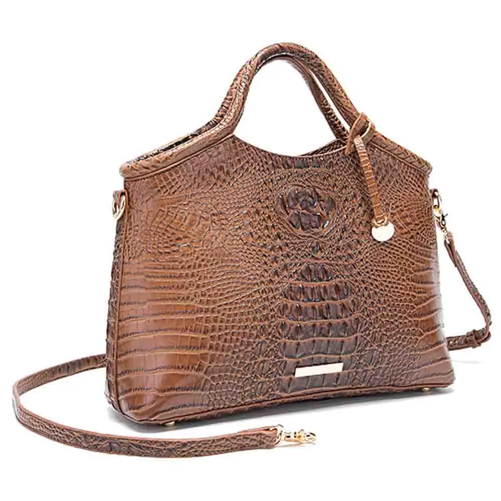 

Fashionable Women Handbag and Purse Luxury Leather Concave Crocodile Bag Causal Tote for Female Crossbody Shoulder Bags 2022 New