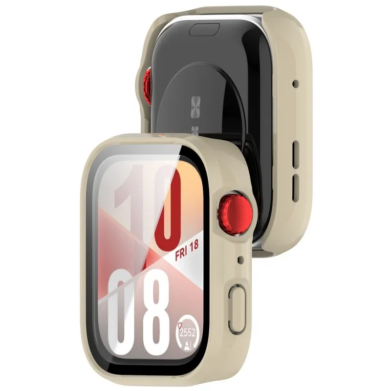 Tempered Glass Screen Protector Case - Hard PC Bumper Cover