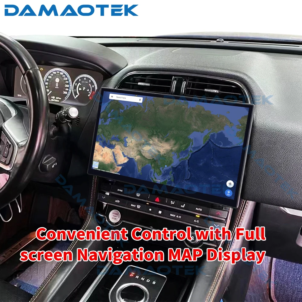

Автомобильный мультимедийный плеер Damaotek, 13 дюймов, Android, с экраном для Land Rover Jaguar XE XF 2015 +, беспроводной Carplay Wi-Fi 4G