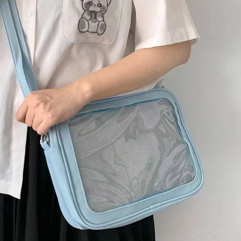 Female Ita Crossbody Bag Womens Transparent Messenger Bag Girls Cute-Lolita Shoulder Bag Teens Fashion Satchels Bag Ins 2