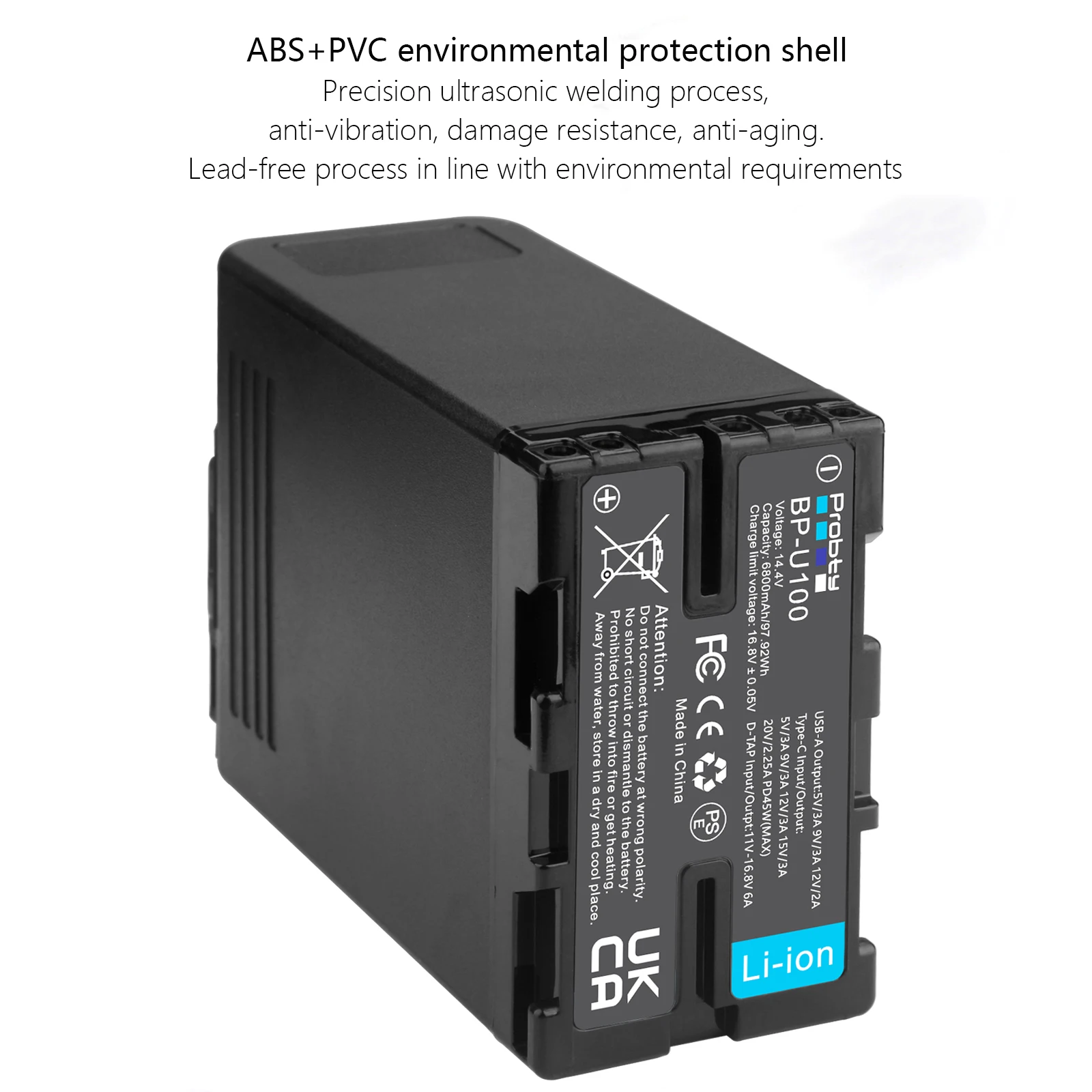 For Sony BP-U90 BP-U100 Rechargeable Lithium-Ion Battery Pack for