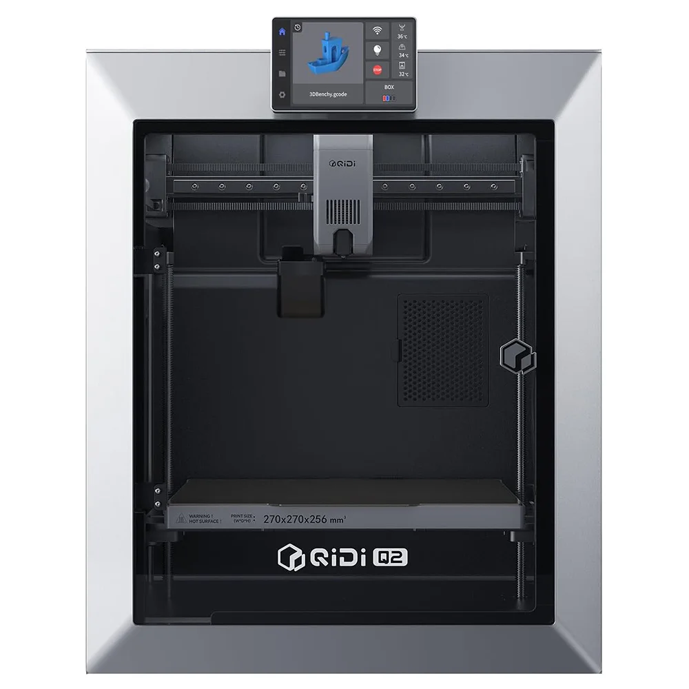 QIDI TECH Q2 3D-Drucker 600 mm/s Hochpräzise 370 ° C-Düse, KI-Kamera, großes Bauvolumen 270 x 270 x 256 mm, Druck PLA/ABS/PETG/TPU