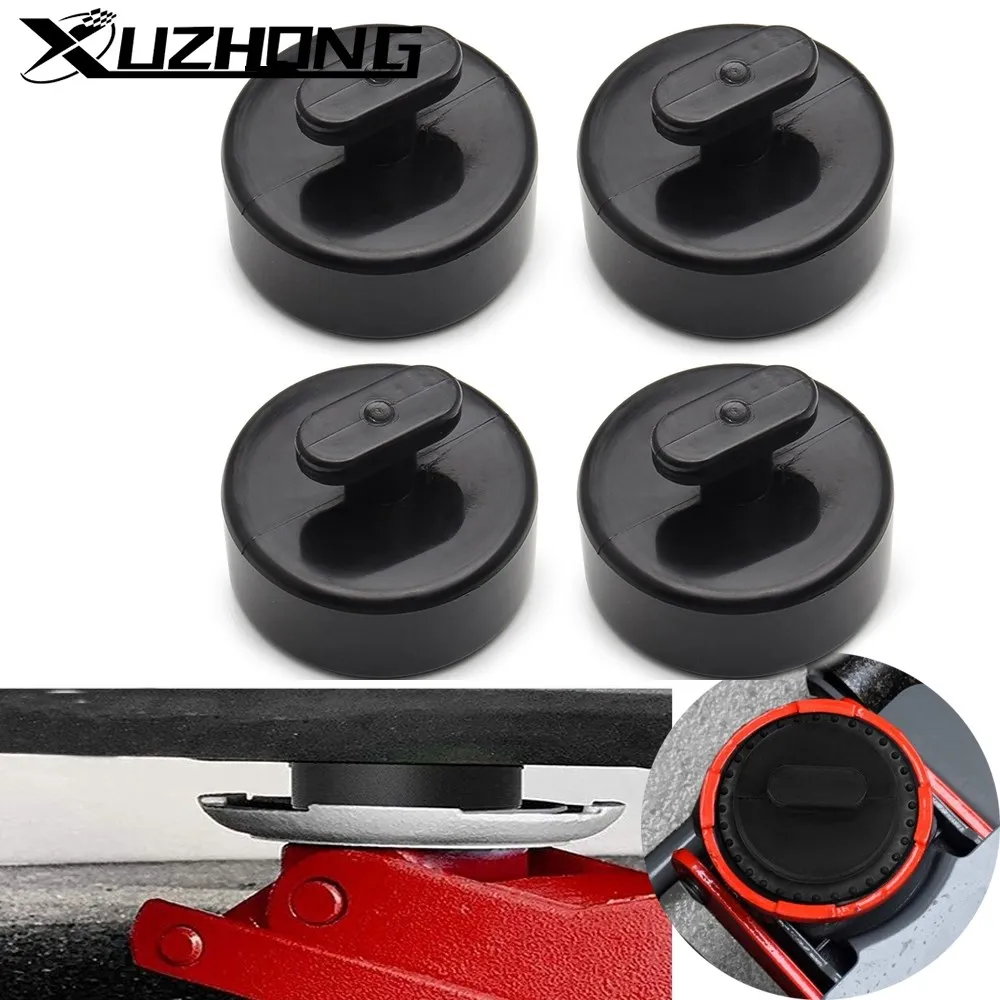 

4Pcs Black Sturdy Jack Support Block Rubber Pad for Chevrolet Corvette C5 C6 C7 Solid Adapter Rubber Jack Pad Rubber Pad