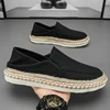 Fashion Breathable Slip-on Cloth Shoes Men Loafers Summer Slippers Lazy Shoes Size 39-44 5
