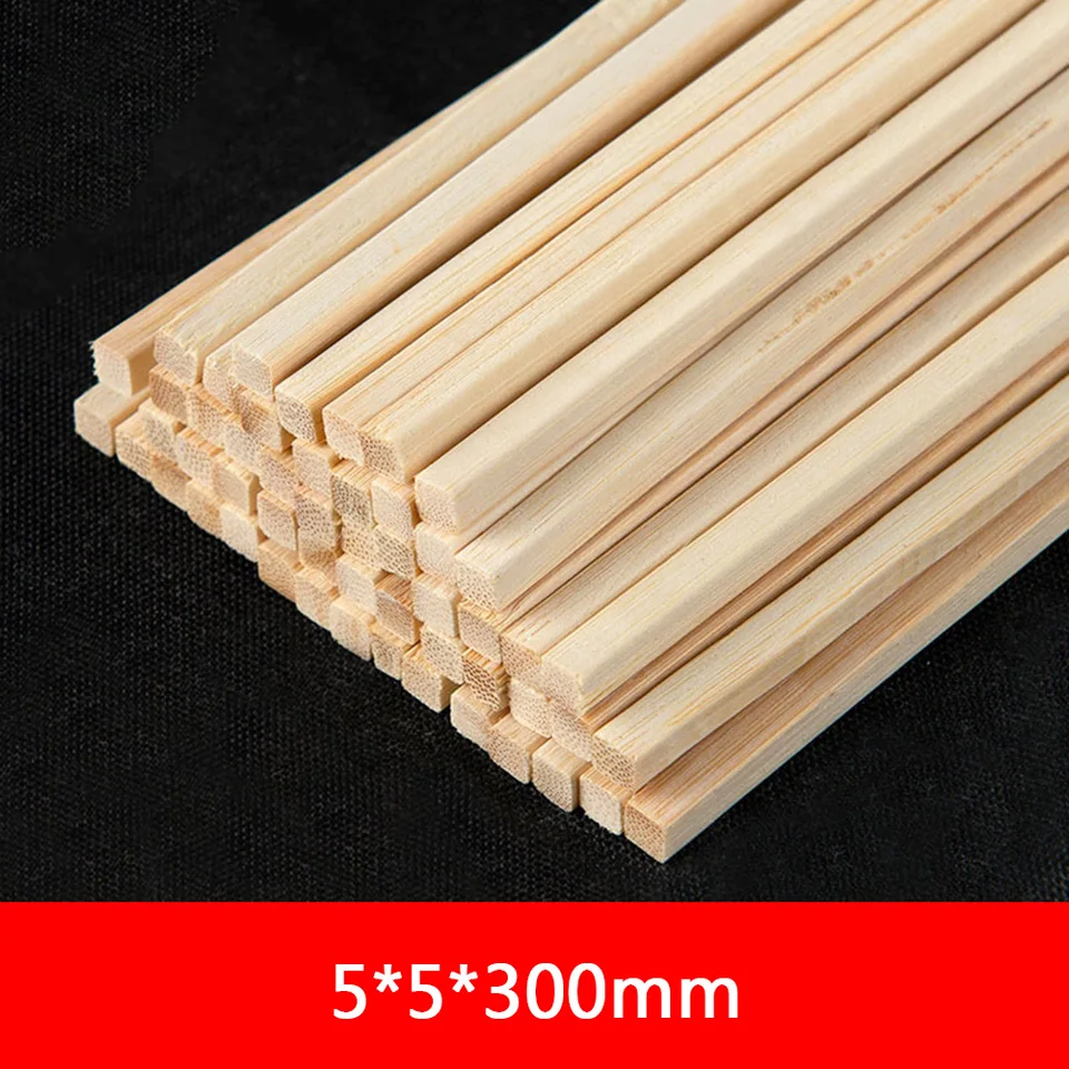 Lot De 100 Bâtons En Bois De Bambou Naturel Pour Loisirs Créatifs, Moulage, Bâtiment, 30 Cm