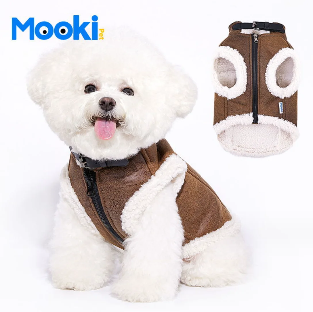 Warm Windproof Monochromatic Dog Coat Cotton Designer Clothes for Large Dogs Puppy Accessories Winter