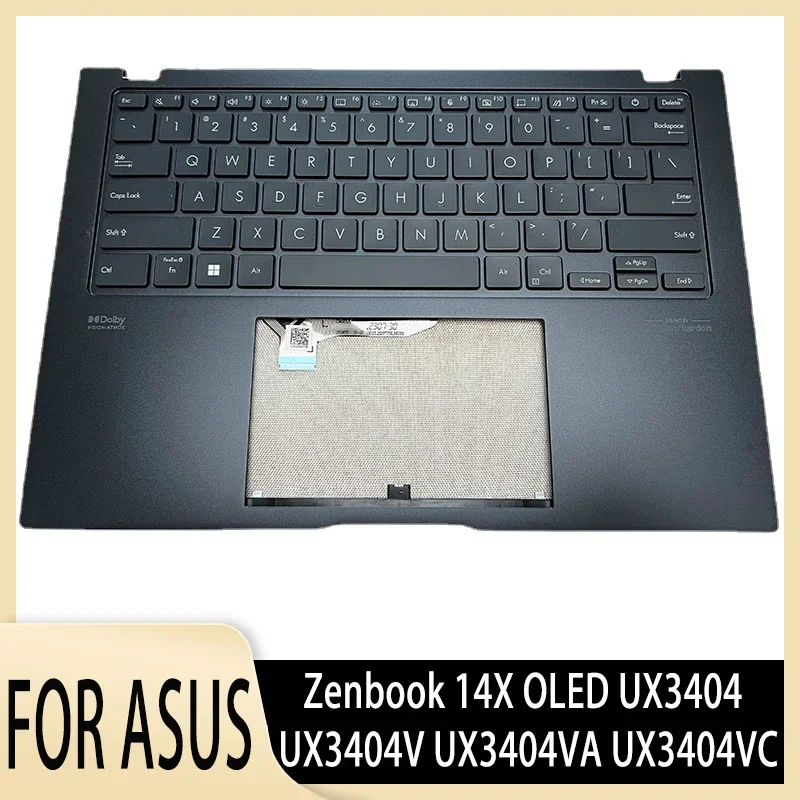 Retroilluminazione Tastiera Poggiapolsi Usa Per Asus Zenbook 14X Oled Ux3404 Ux3404V Ux3404Va Ux3404Vc Custodia Superiore C Cover Retroilluminata