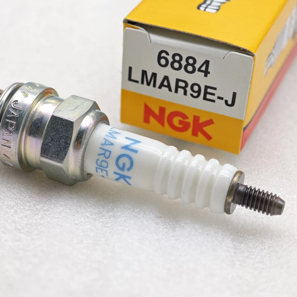 4x NGK LMAR9EJ Spark Plugs (6884) – For Yamaha YZF-R1, MT-10, YZ250F, FZ-10