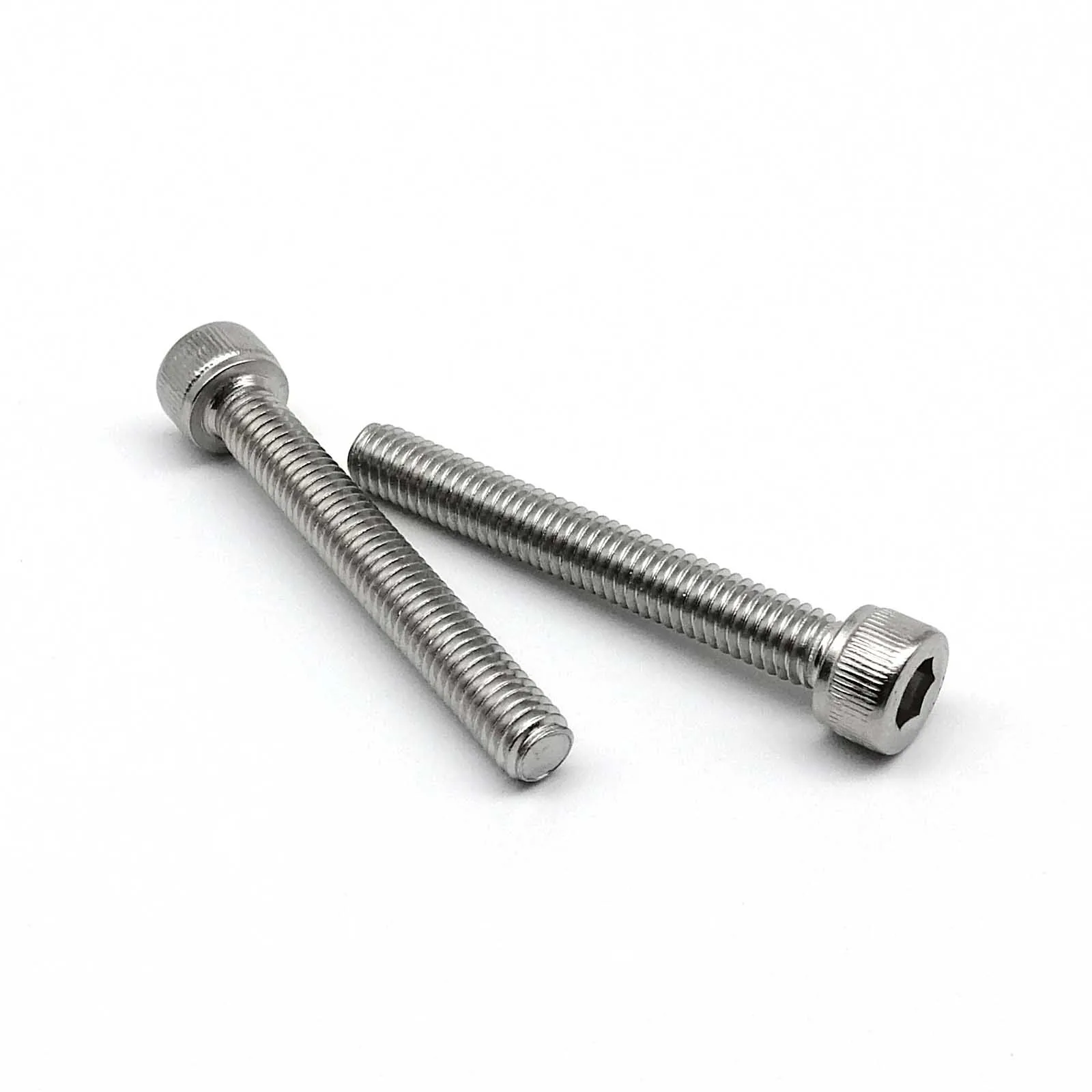 Hex Socket Cap Screw M2 M2.5 M3 M3.5 M4 M5 M6 M8 304 A2 Stainless Steel DIN912 Hexagon Hex Socket Cap Allen Head Bolt Screw Lengthened Long 6-200mm