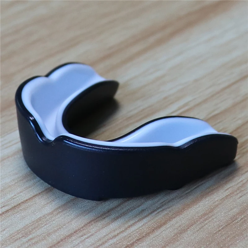 Kids Boxing Gum Shield with Storage Case Mouth Guard sports mouth guard mouth guard EVA Mouth Protector Double Colored For Boxing MMA Kickboxing Muay Thai