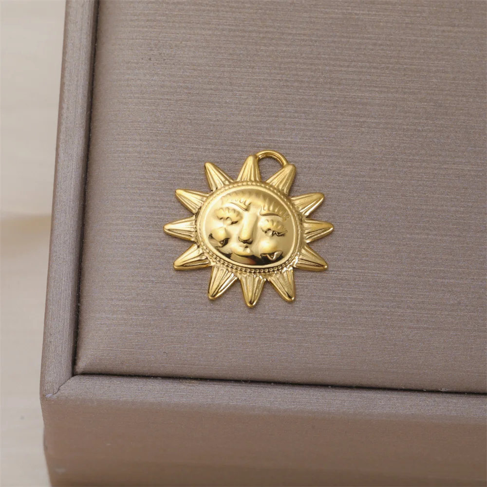 My Shape Mini-Sonnenanhänger für DIY-Armbänder, Edelstahl, kleine Sonnenverbindungsanhänger, Verbindungsanhänger für die DIY-Schmuckherstellung – Detail 38