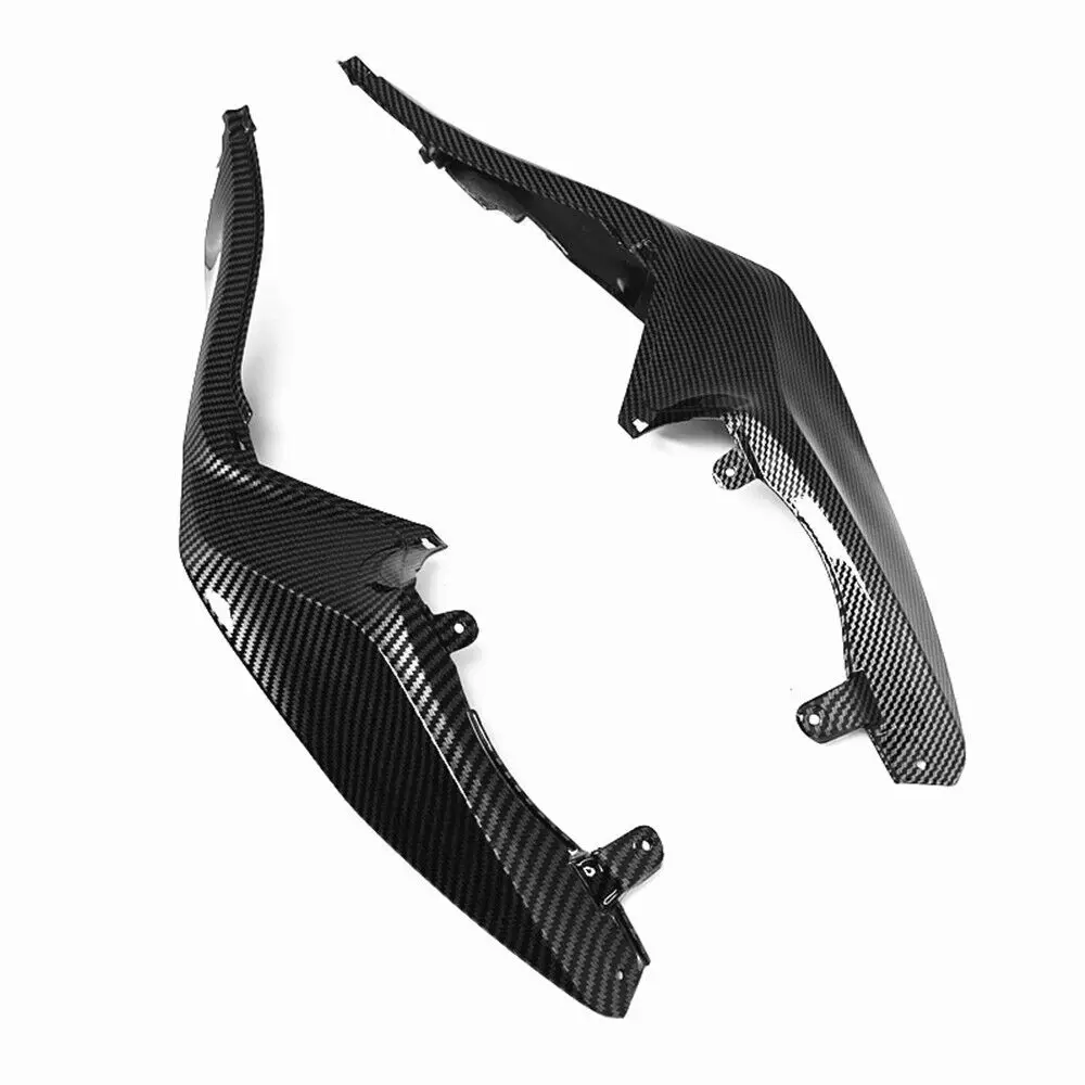 

For KAWASAKI ZX6R ZX-6R 2013 2014 2015 2016 2017 2018 Rear Tail Side Seat Cover Fairing Cowl Hydro Dipped Carbon Fiber Finish