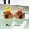 Cute Capybara Bath Sponge Ball Body Exfoliate Shower Puff Cartoon Animal Bubble Sponges Cleaning Brush Bathroom Accessories 4