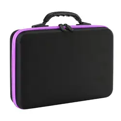 Travel Essentials Oil Storage Bag - Versatile Carrying & Hanging Organizer for Essential Oil Bottles (Purple)