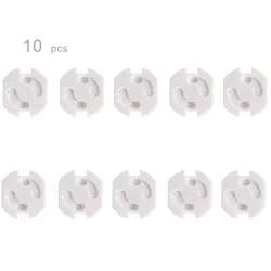 Baby Safety Outlet Covers - 10 Pack Child - Proof Electrical Protectors (Only 2 holes cover)