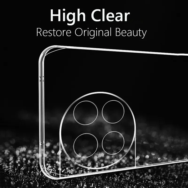 Frameless Slim Clear Hard Back Cover Case On For OnePlus 11 12 11R 10 Pro ACE Pro 10T 10R Racing 5G ShockProof Coque Phone Cases 4