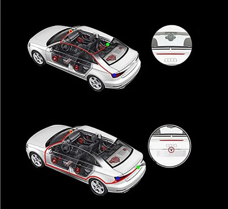 Large Screen HD Front and Rear Dual Recording Car Tachograph Can Choose Ordinary or Wireless WIFI Car DVR 6