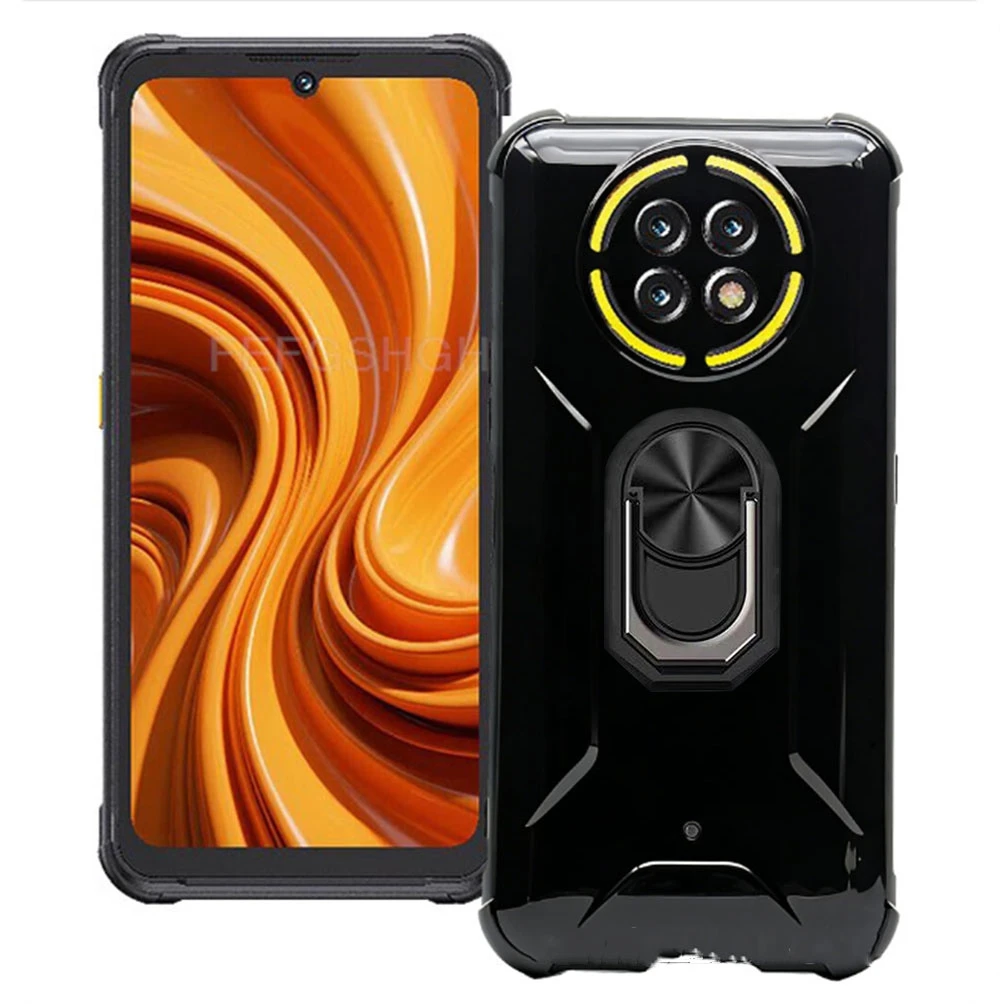 Enhanced Product Title:  
Durable Finger Ring TPU Silicone Phone Case with Bracket