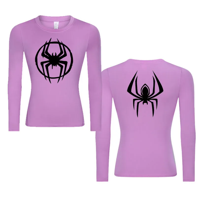 Yoga Shirt Ladies Long -sleeved Compressed T -shirt Sunscreen Second Skin Gym Top Exercise Fast dry Workout Fitness Clothing