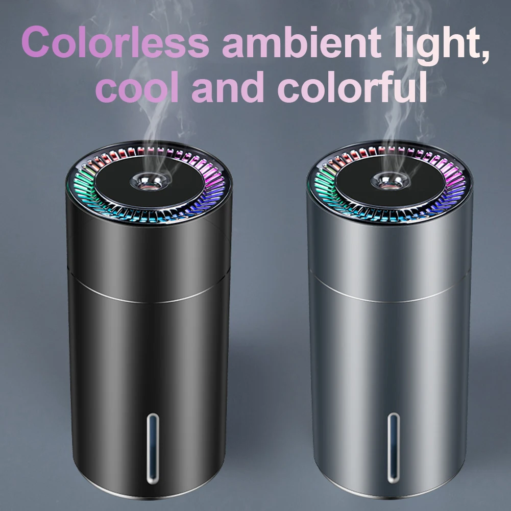 Car Humidifier Rechargeable Intelligent Mute Colorful Ambient Light USB Portable Air Fragrance Diffuser Automatic Timing