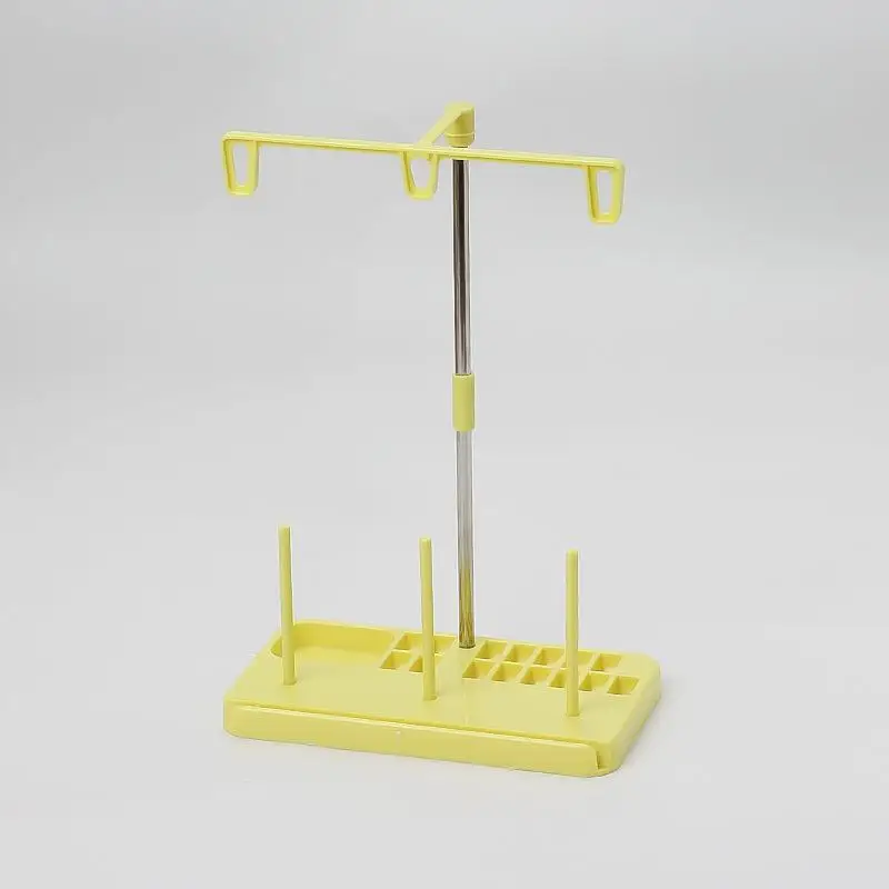 스토리지 랙 재봉틀 3 스레드 랙 도구 스토리지 자수 스레드 랙 수동 봉제 DIY 스토리지 랙