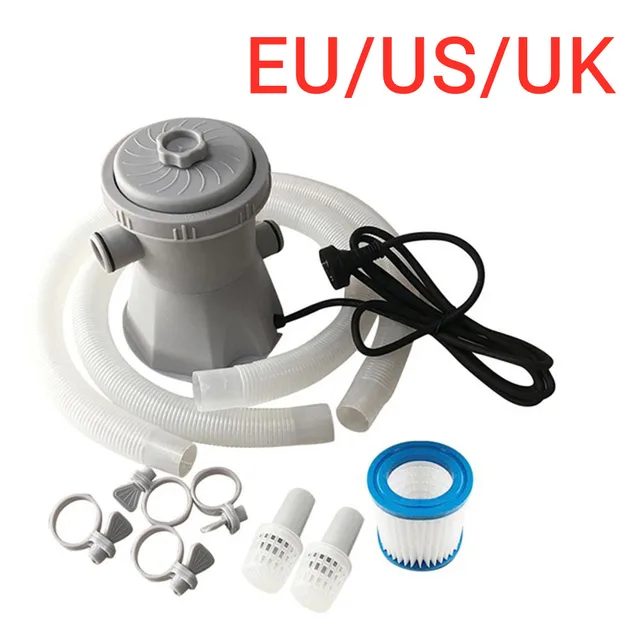 Elektromos Úszómedence Szűrő Szivattyú Háztartási Medence Tisztítója Eu/Usa/Egyesült Királyság Vízszűrő Tartsa Meg A Tiszta Szerszámait - Image 6