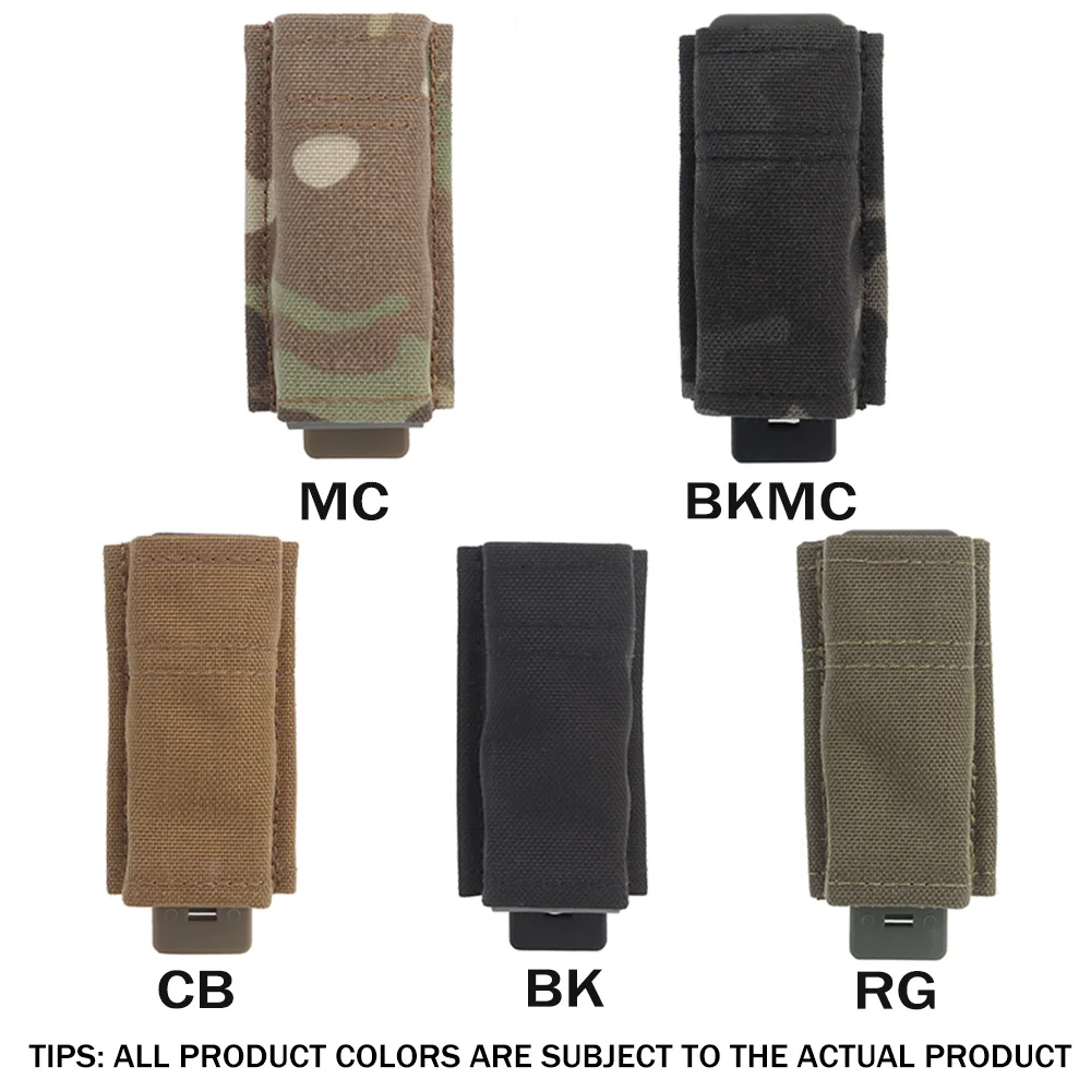 OPHIDIANTAC 9 mm Einzelmagazintasche MOLLE kompatibel mit elastischer Retention zum Schießen, Jagen, Airsoft – Detail 3