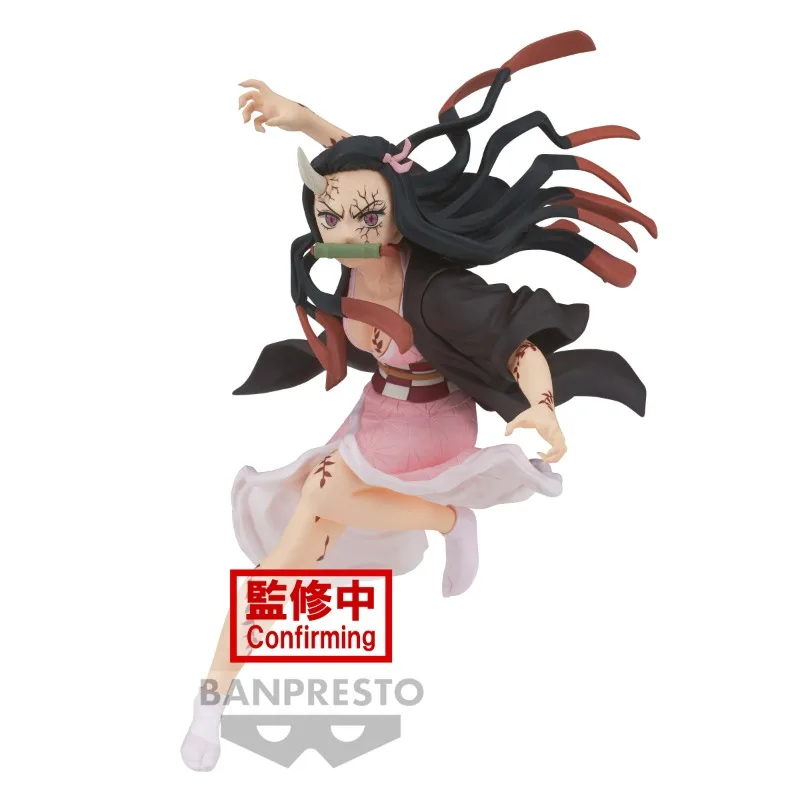 

Genuine Bandai Demon Slayer Kamado Nezuko Japanese Anime Animation PVC Action Figure Kids Brinquedos Desktop Decoration in Stock