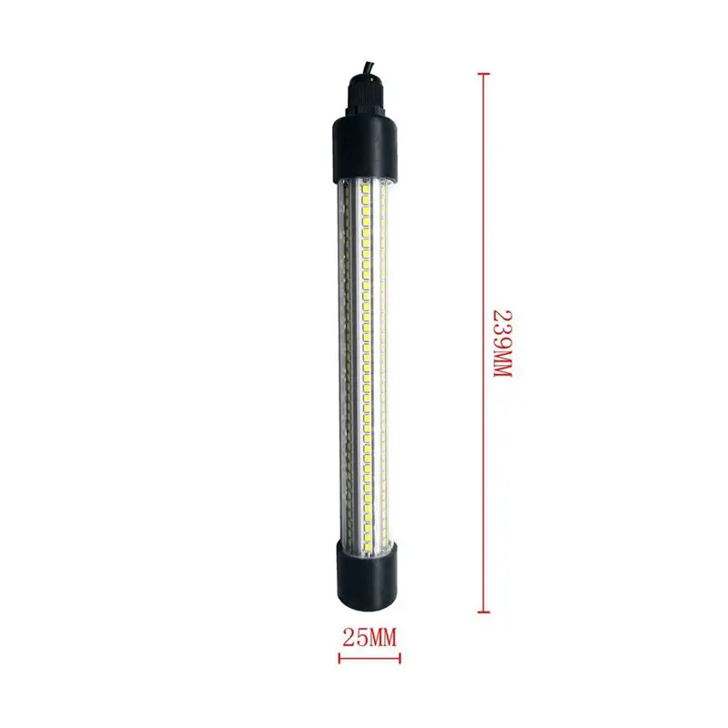 ABWZ-12V 24V 낚시 조명 20W 고출력 LED 수중 낚시 조명 IP68 방수 바다 낚시 조명 백색광