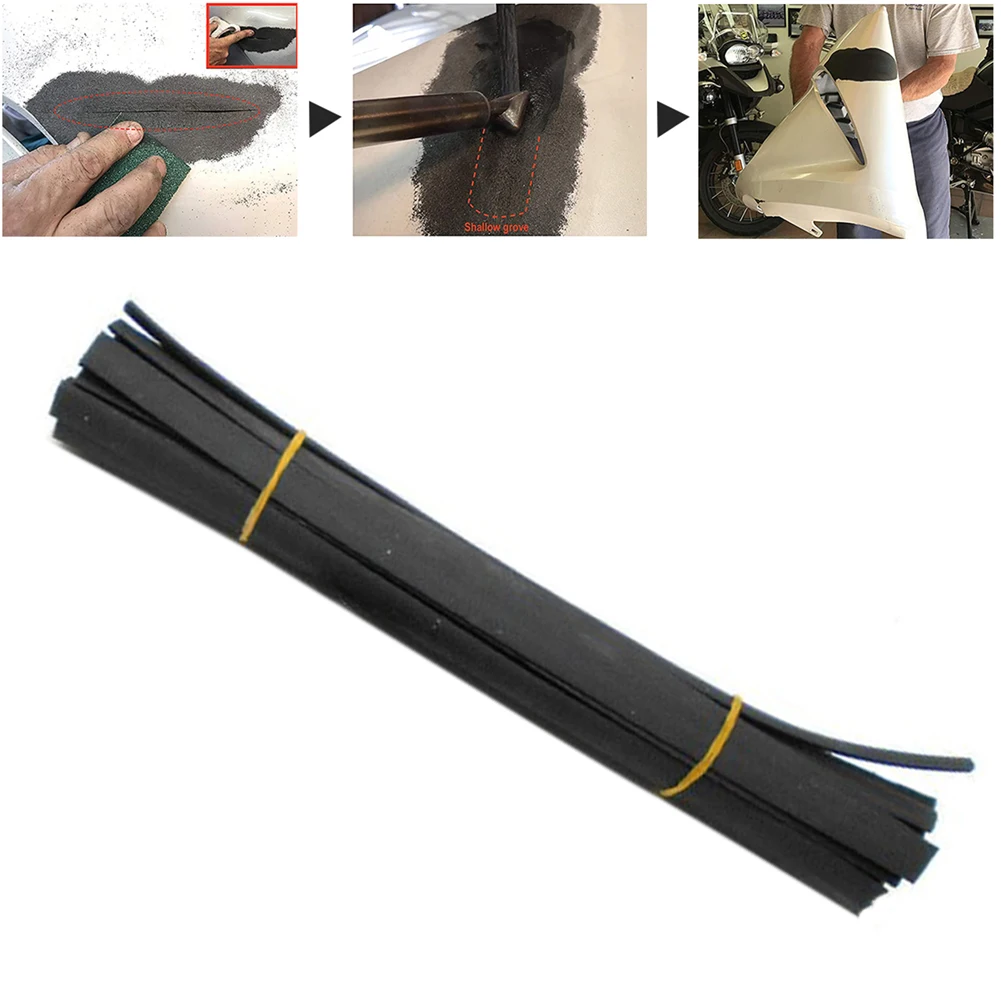 20PCS Plastic Welding Rods PE 8-3/4 X 3/8 Inch Size 2.5mm Thickness For TPO TEO PP Repair Bumper Kayak Canoe (PE) And Toy Repair