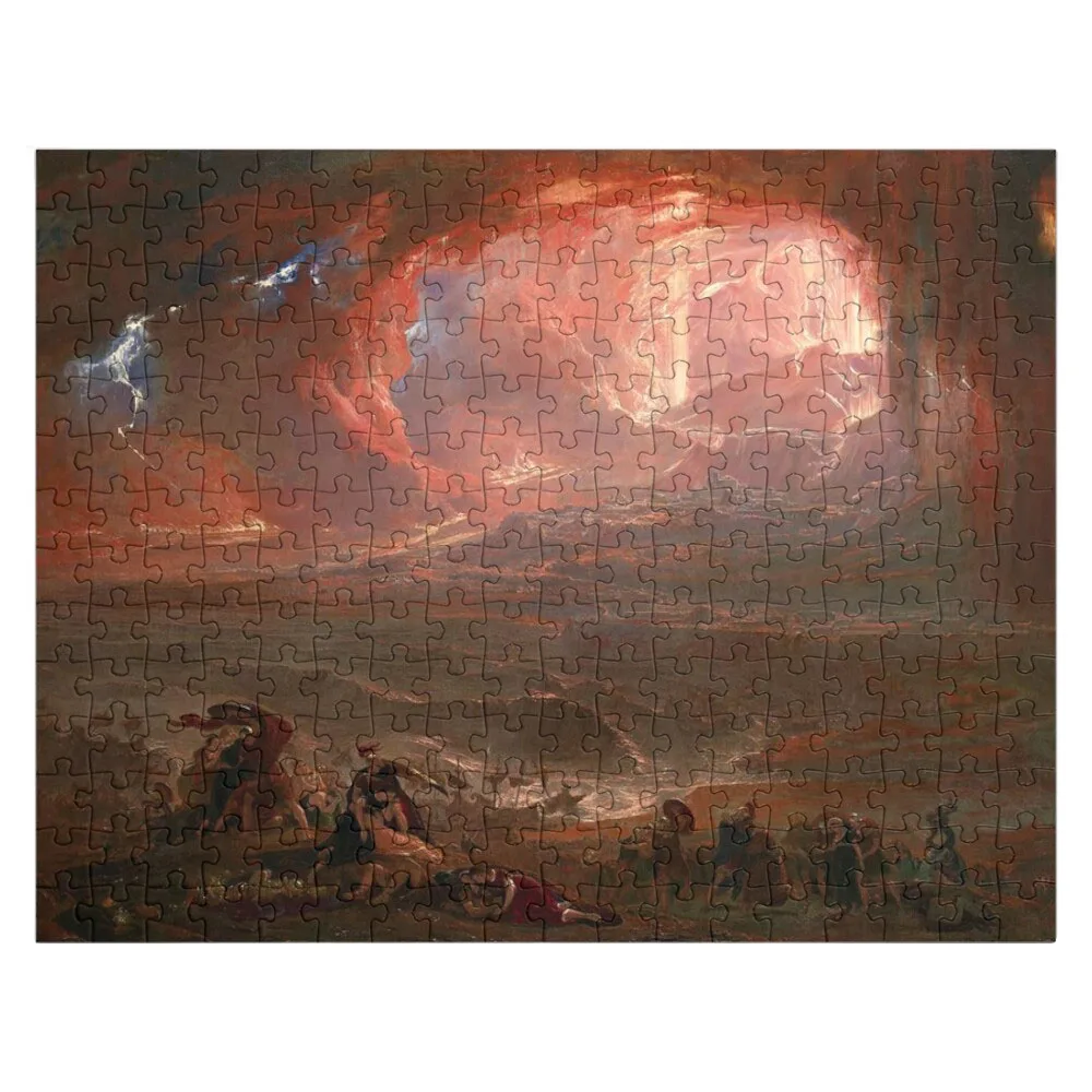 The Destruction of Pompeii and Herculaneum - John Martin - 1822 Jigsaw Puzzle Puzzle Custom houses and monuments of pompeii